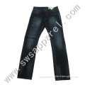 Custom Men's Fashion Style Snow Wash Jeans